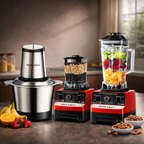 عرض المطبخ خلاط بقوة 4500 واط مع مفرمة لحوم 3 لتر